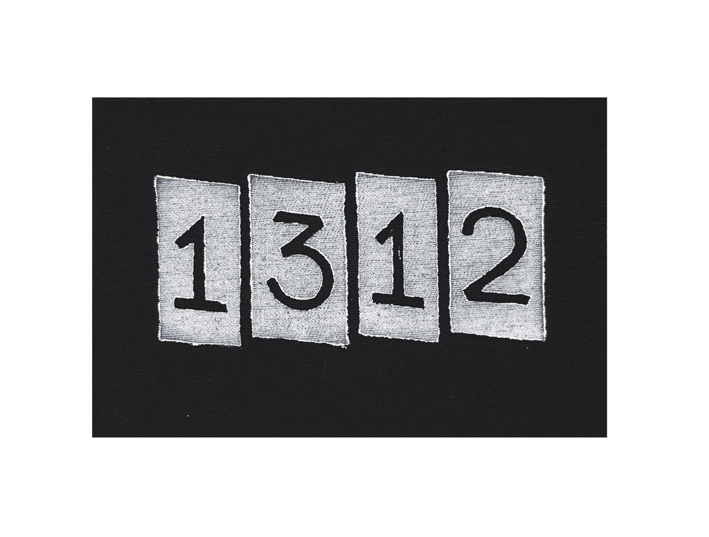 "1312" Sew-On-Patch 5 x 3.25 inches