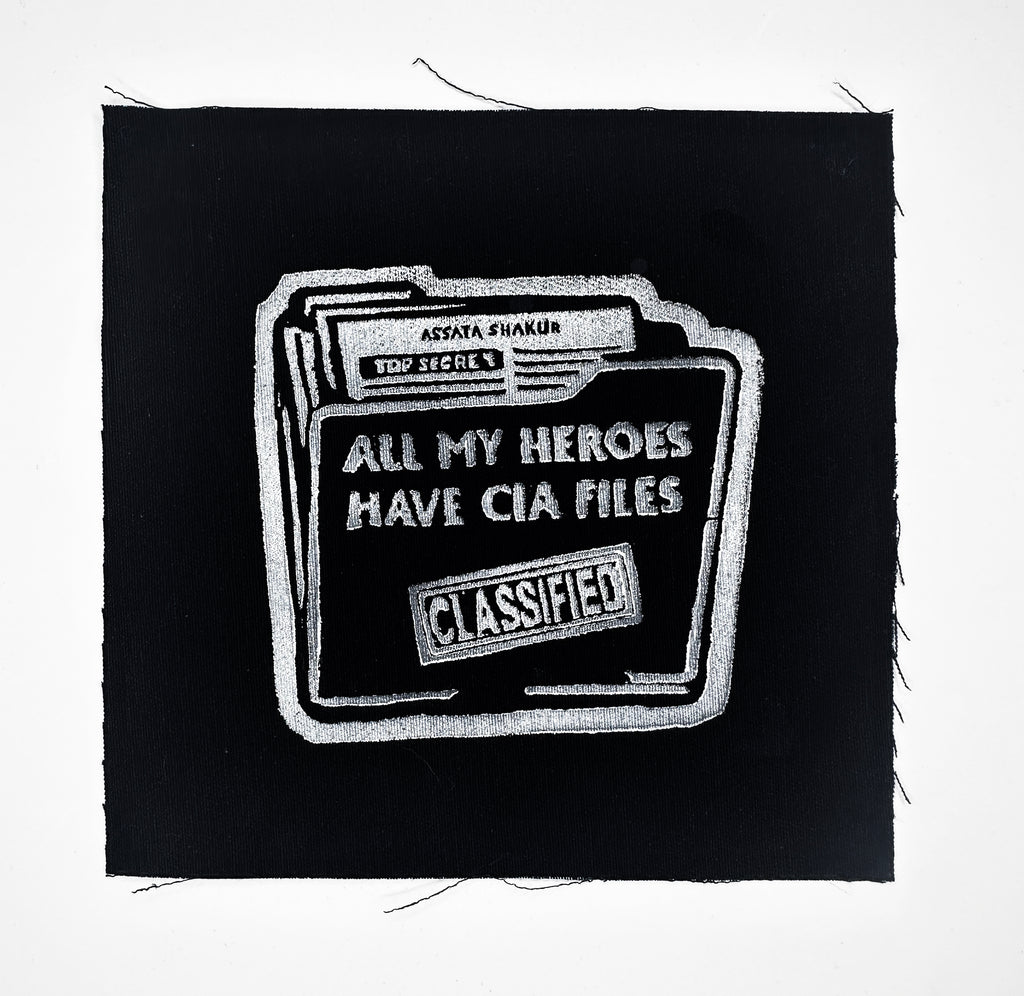 "CIA Files" Sew-On-Patch 5 x 6 inches