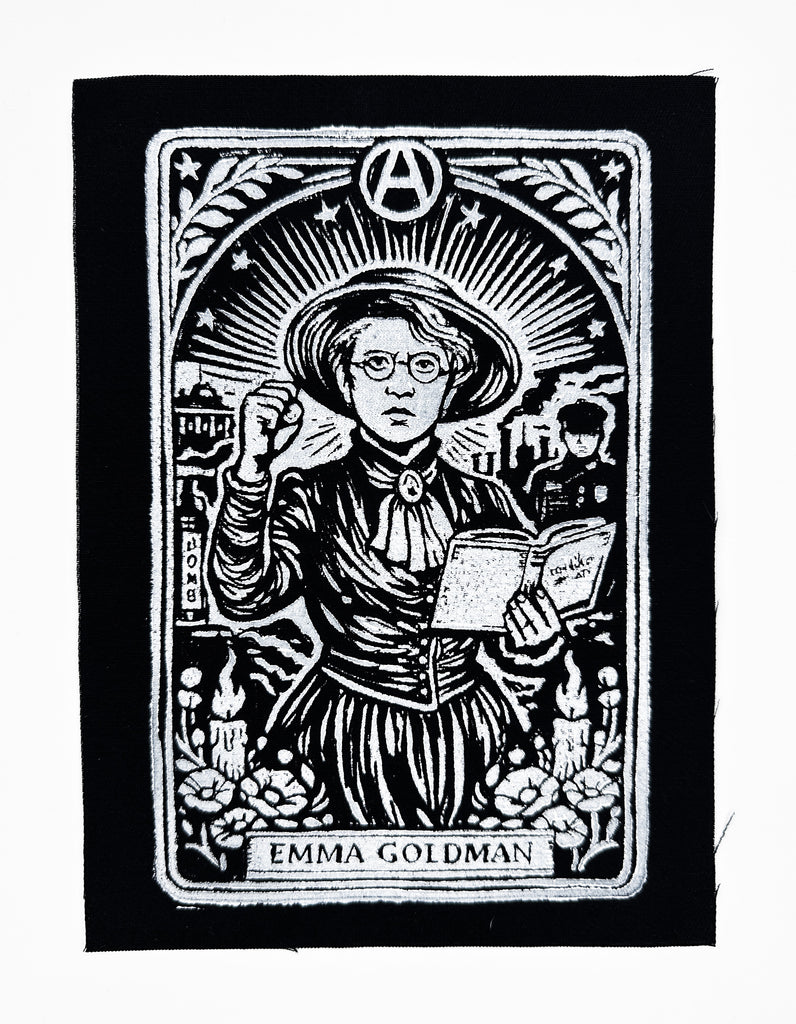 "Emma Goldman" Sew-On-Patch 9 x 6 inches