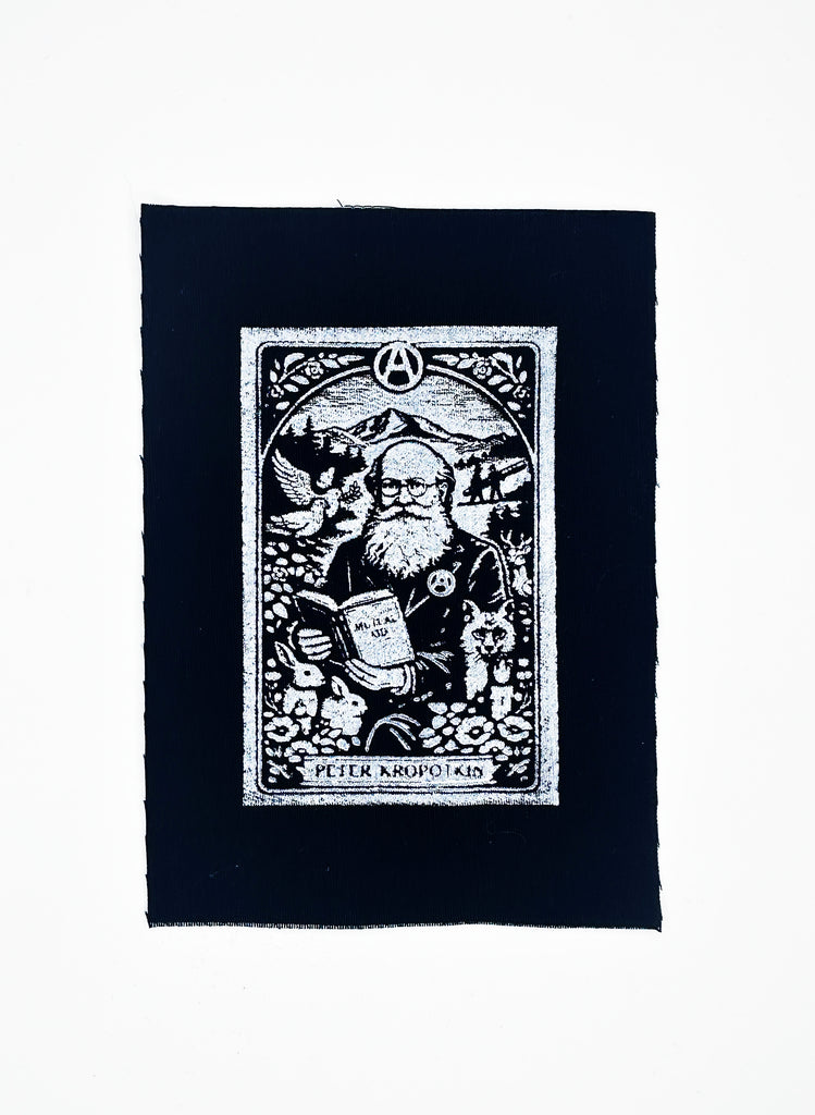 "Peter Kropotkin" Mini Sew-On-Patch 4 x 6 inches